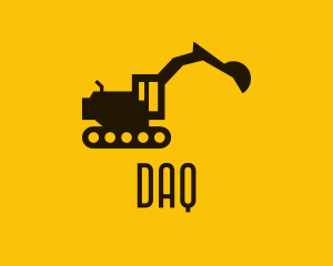 Truck - Industrial Construction Excavator logo design