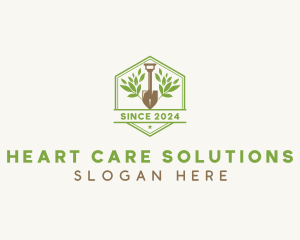 Plant Garden Shovel logo design