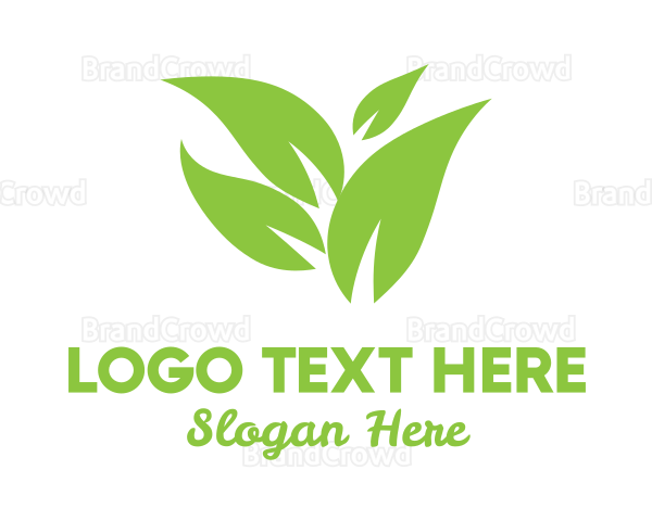 Green Leaves Eco Logo