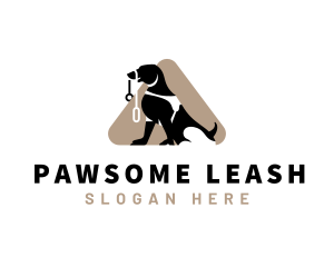 Leash - Dog Leash Veterinarian logo design