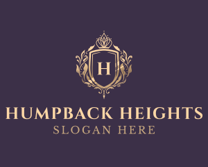 Luxury Crown Shield Lettermark logo design