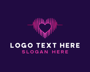 Heart Rate Healthcare logo design