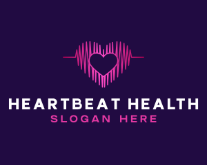 Cardiology - Heart Rate Healthcare logo design