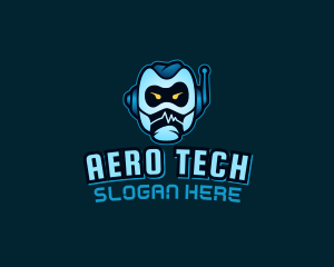 Gaming Tech Robot logo design