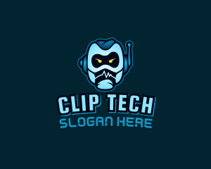 Gaming Tech Robot logo design