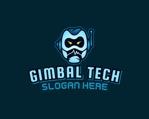 Gaming Tech Robot logo design