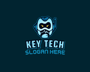 Gaming Tech Robot logo design