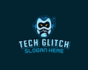 Gaming Tech Robot logo design