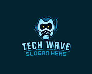 High Tech - Gaming Tech Robot logo design