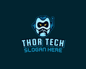 Gaming Tech Robot logo design