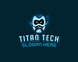 Gaming Tech Robot logo design