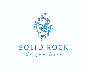 Stone - Crystal Stone Gem logo design