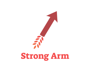 Arm - Rocket Arrow Grain logo design