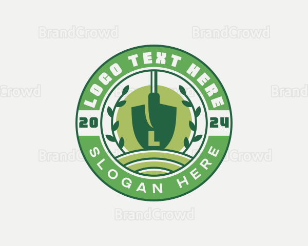 Shovel Landscape Gardening Logo