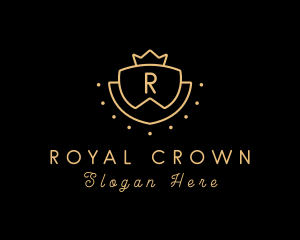 Crown Royalty Shield logo design