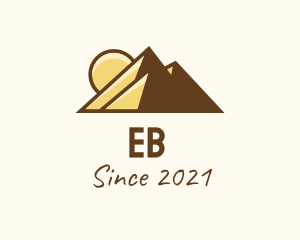 Egyptian - Egypt Pyramid Silhouette logo design