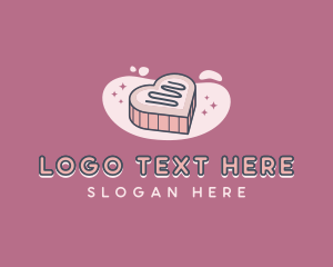 Valentine - Sweet Heart Dessert logo design