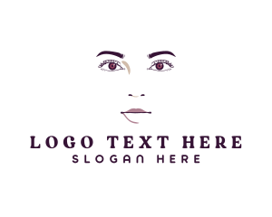 Lady - Beauty Salon Face logo design