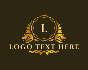 Insignia - Luxurious Ornamental Leaf logo design