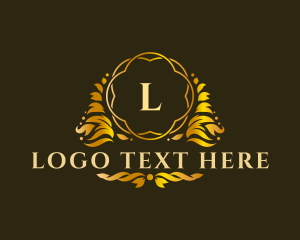 Classic - Luxurious Ornamental Leaf logo design