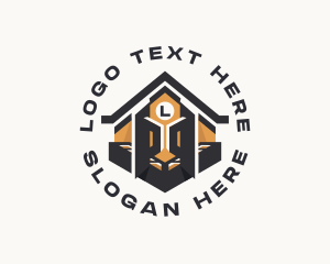 Brick - Masonry Bricklaying Construction logo design