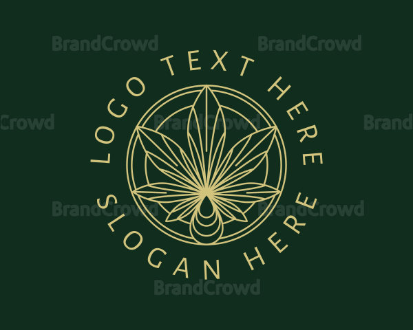 Hemp Leaf Oil Logo