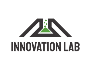 Science Lab Flask logo design