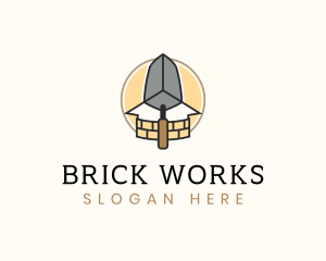 Brick - Brick Tools Construction logo design