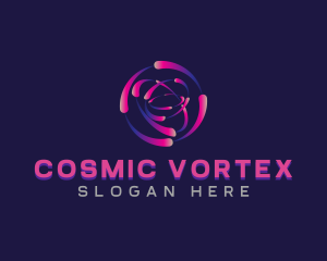 Motion Tech Vortex logo design