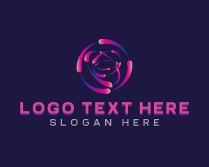 Startup - Motion Tech Vortex logo design