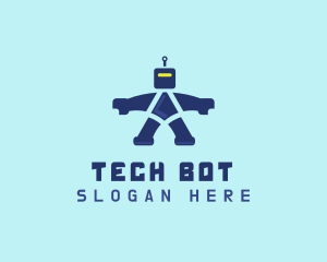 Robot Toy Robotics logo design