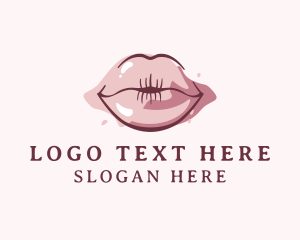 Pouty Lips Lipstick  Logo