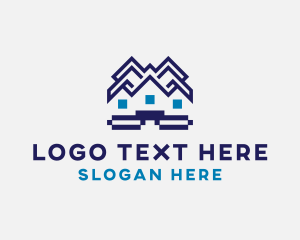 Housing - Property House Roofing logo design