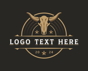 Horn - Bull Ranch Buffalo logo design