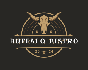 Bull Ranch Buffalo logo design