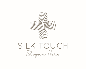 Texture - Fingerprint Cross Texture logo design