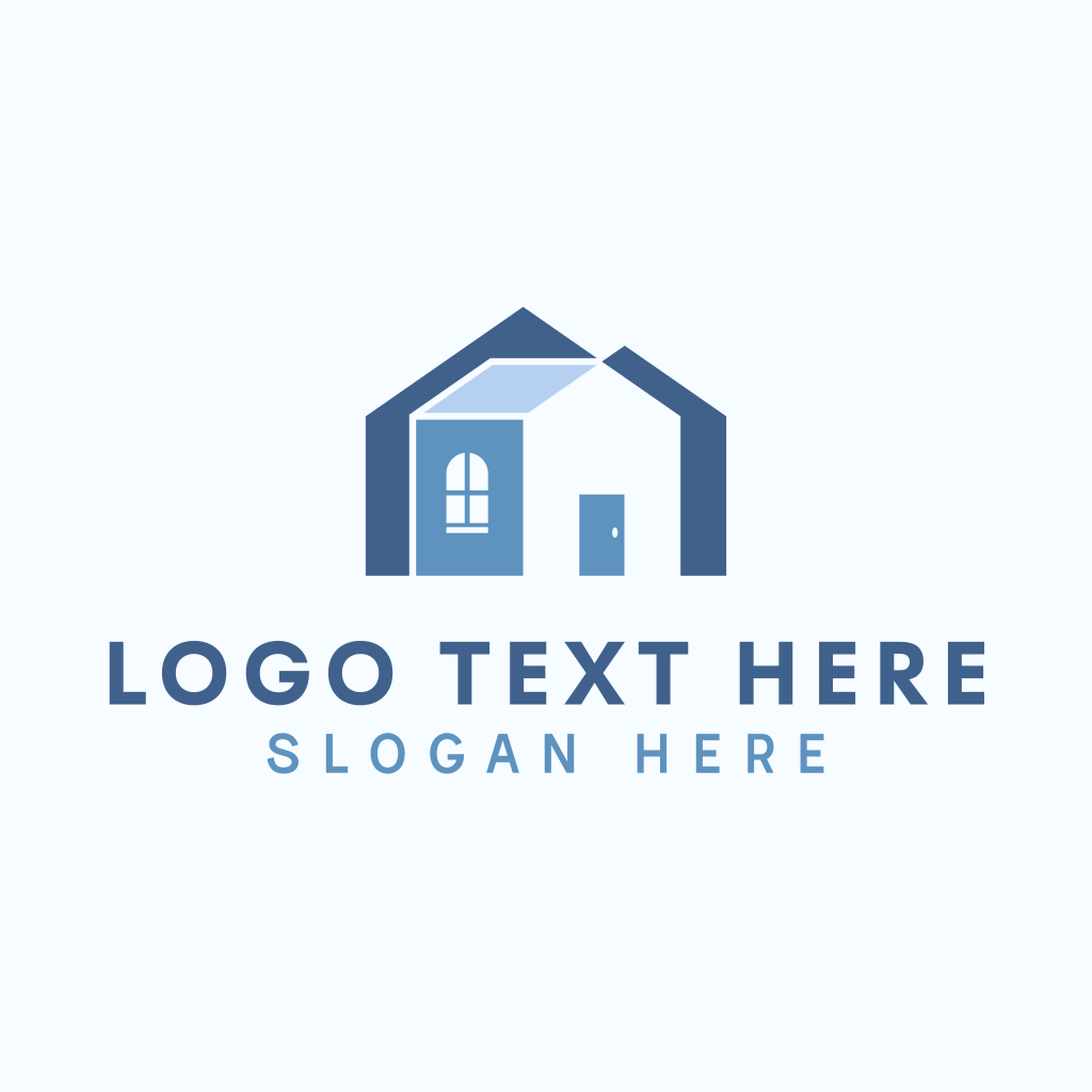 Blue House Real Estate Logo | BrandCrowd Logo Maker