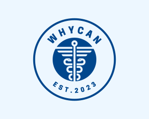 Medical Caduceus Health Logo