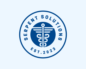 Medical Caduceus Health logo design