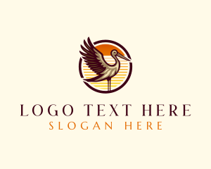 Zoo - Animal Seagull Bird logo design