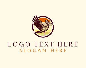 Animal Seagull Bird logo design