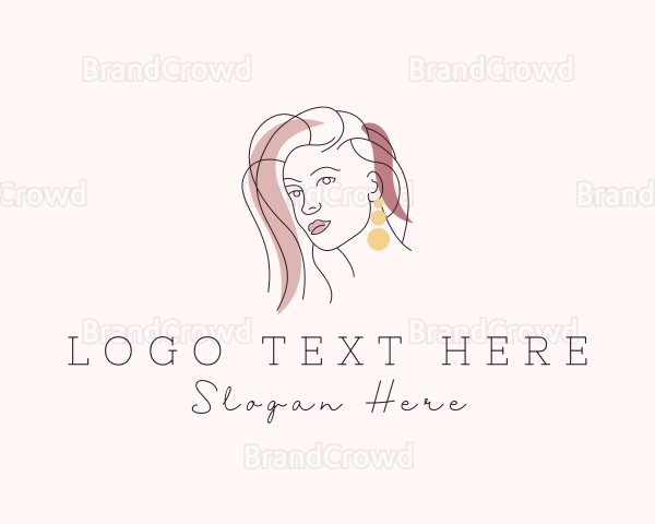 Deluxe Lady Stylist Logo