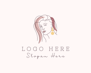 Deluxe Lady Stylist  Logo