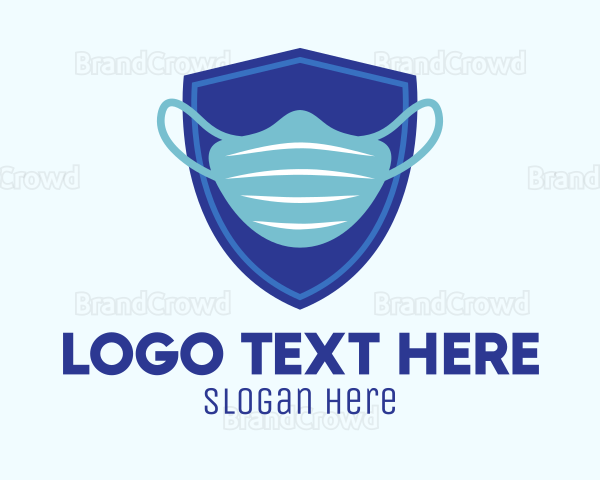 Blue Surgical Mask Logo