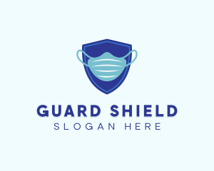 Defend - Blue Surgical Mask logo design