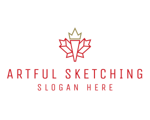 Royal Maple Trip logo design