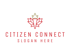 Citizenship - Royal Maple Trip logo design