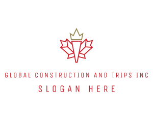 Royal Maple Trip logo design