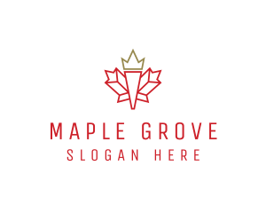 Royal Maple Trip logo design