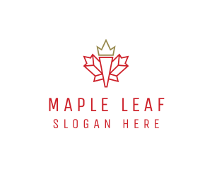 Royal Maple Trip logo design